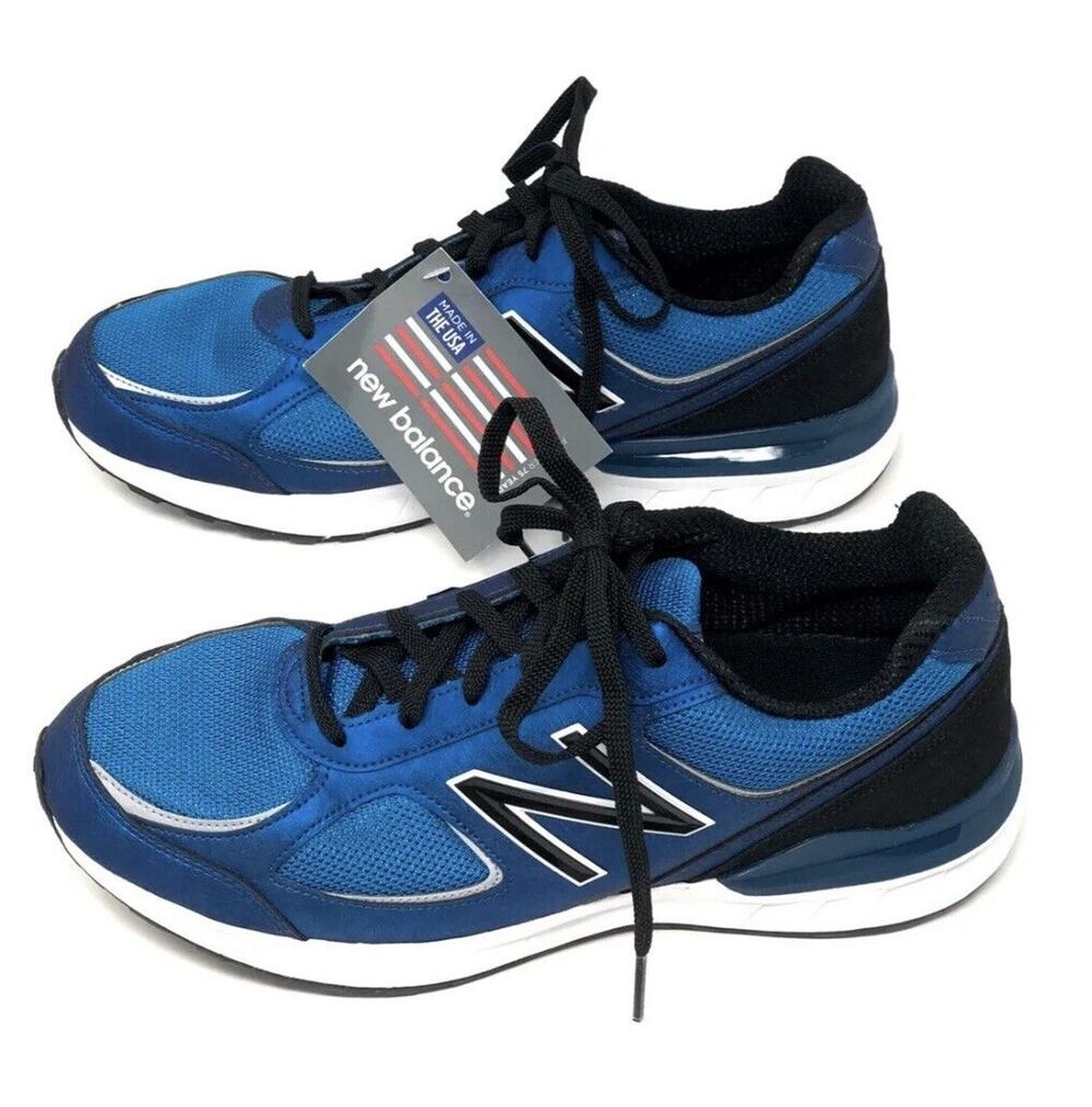 New Balance 770v2 M770BB2 Mens Size 9.5 Blue Royal Black Made In USA DISPLAY